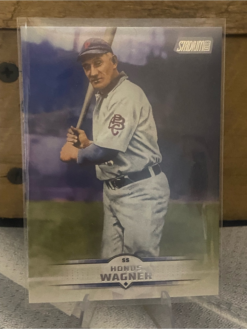 Honus Wagner Baseball Card - 2025 Topps Stadium Club. Brand new.